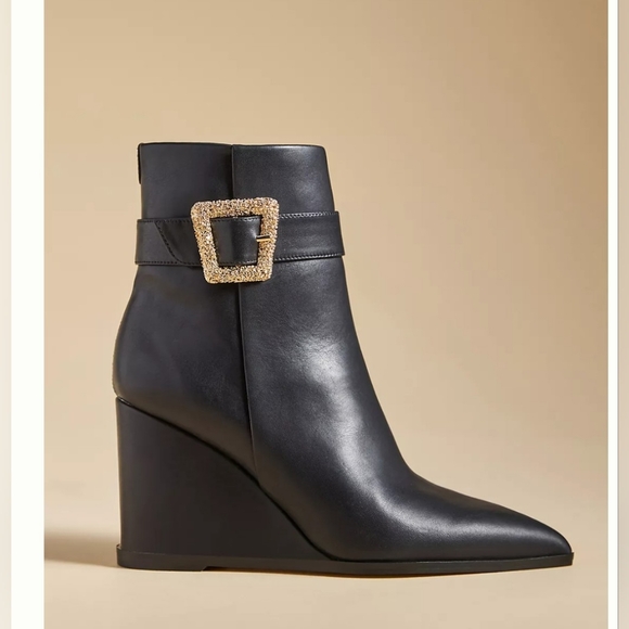 Sam Edelman

Women's Weslie Buckled Wedge Booties - Picture 1 of 11